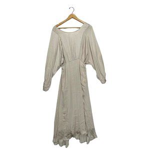 ASTR the Label Cream Long Sleeve Midi Dress - Medium